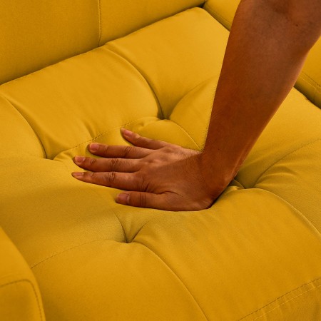 Loveseat Sofa, Mid Century Modern Decor Love Seat Couches for Living Room, Button Tufted