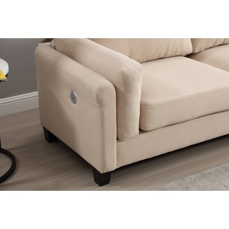 Modern Pieces Sofa Set Couch Loveseat & 3 Seater Couch